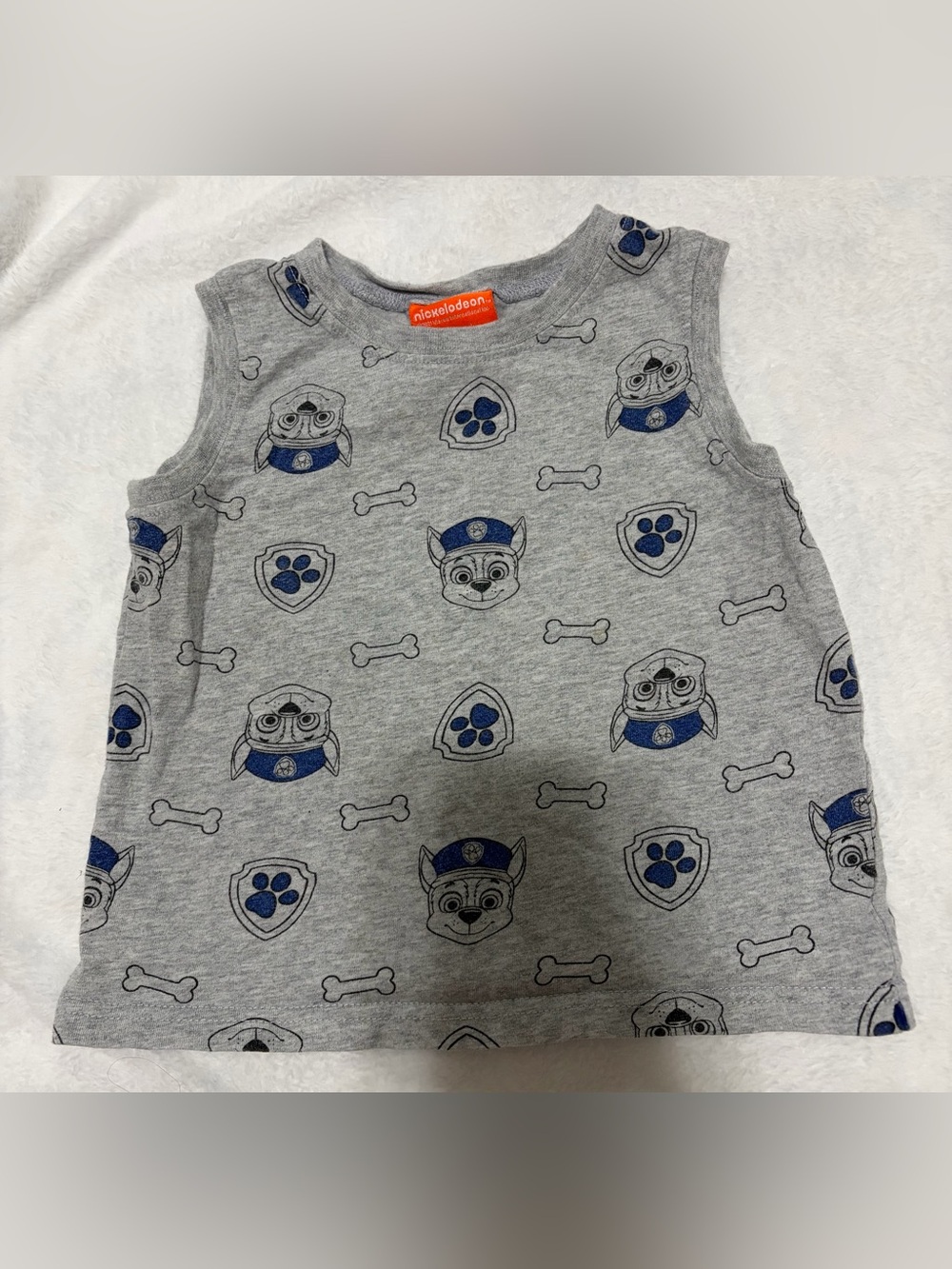 Kids 3T Nickelodeon Gray & Blue Paw Patrol Sleeveless Tank Top